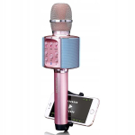 Lenco Karaoke Bluetooth Led mikrofon roosa nutitelefon Android Ios