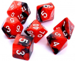 Lauam&auml;ngude t&auml;ringute komplekt Rebel RPG, Red/Black