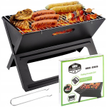 Five-star Grill&chill kaasaskantav kokkupandav aia grill kohvris restiga