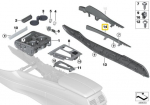 Bmw X5 F15 Keskmise Konsoli Parempoolne Puust Kaas Originaal 51169285062