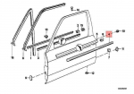 Bmw E30 Abdeckung Links Originaal 51211888421