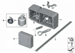 BMW Rehvipuhastuspurk F20 F21 F22 F45 F48 MINI F56 Originaal 71106888308