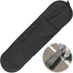 Ylinwtech 1 x rula kott, longboard'i kott, Oxford rula seljakott, rula kandekott, reguleeritav rihm universaalsetele rulladele, longboard'idele, 31 x 8 tolli (must)