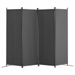 Vevor 4-osaline ruumijagaja 228x172,5 cm kokkupandav heliisolatsiooniekraan hall