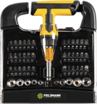 Kruvikeeraja ja pistikupesa komplekt Fieldmann FDS 1021-48R, 48 tk.