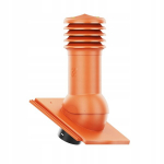 Ventilatsioonikorsten fi150 hivent nelskamp planum katusekivi imitatsioon, telliskivipunane