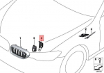 BMW Kaamera Kinnitus 5 F90 M5 Originaal 51138071497