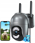 Xega 4g lte v&auml;likaamera sim 24/7 salvestamine ip66 liikumistuvastus