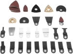 Ostsilleerivad saelehed, multit&ouml;&ouml;riista saelehtede komplekt, 100-osaline ostsilleerivate saelehtede komplekt, multit&ouml;&ouml;riista ostsilleeriva t&ouml;&ouml;riista tarvikud Fein, Worx, Dremel jne jaoks, Default