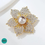 Unikaalse disainiga pross, Pearl in a flower