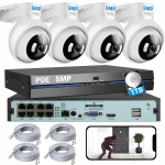 A-tion A-3005 wifi valvekomplekt nelja p&ouml;&ouml;rleva kaameraga Nvr-poe 5mpx 1tb