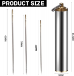 Acooruiteng &otilde;mblusn&otilde;elad suure silmaga, 12 tk pakis, tikkimisn&otilde;elad, kaasaskantavad n&otilde;elad, parandusn&otilde;el n&otilde;elakarbiga, n&otilde;el tikkimiseks, &otilde;mblusn&otilde;elte komplekt, parandusn&otilde;elad