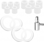 Plastikust seibid, 100 tk pakis, seibid, uksehing, paigaldusr&otilde;ngad toaukstele, 1 mm, 50 tk ja 2 mm, 25 tk