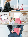 Jademall Klaviatuur Ipad Air 13 - juhtmevaba klaviatuur valgustuse ja puuteplaadiga Ipad Air 13 m2 2024/air 13 m3 2025 jaoks, kaitse&uuml;mbris pliiatsi hoidjaga
