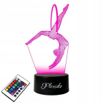 Lambi klaasil V&otilde;imleja Sport Hobi 3d Led Rgb + Pult 16 v&auml;rvi