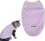 Cutitiuu v&auml;ike koerte kampsun, fliisist koerte kampsun v&auml;ikestele koertele talvine kootud kampsun d-r&otilde;ngaga soe kutsika kampsun v&auml;ikestele koertele kassidele kutsikatele yorkie chihuahua, s (lilla)