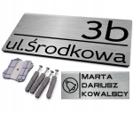 Aadressi silt t&auml;navamaja number silt 40x20