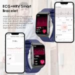 Nutikell meestele ja naistele Ekg-ga, 1.57-tolline Hd fitnesskell telefonifunktsiooniga Sos fitness tracker 100+ spordirežiimi spordikell 24/7 Spo2 s&uuml;damer&uuml;tmi monitor une monitor pedomeeter nutiv&otilde;ru