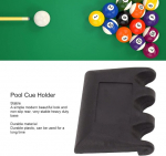 Poenvfpo piljardikii hoidja, kaasaskantav libisemisvastane 3 auguga plastikust kii rack mini piljardi snuukri kepihoidja lauale toolile