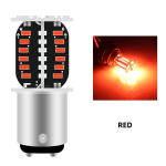 Mootorrattatarvikud 1157 LED vilkuv pidurituli BAY15D LED 64SMD DRL vesivilkuv, punane