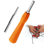 Kahe otsaga Gamebit kruvikeeraja 4.5 mm ja 3.8 mm (oranž) S2 legeeritud t&ouml;&ouml;riistateras, &uuml;hildub Nintendo konsoolidega, Nes, Snes, N64, Gameboy, Gamecube, Virtual Boy