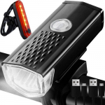 USB LED-jalgratta tuli + tagatuli