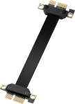 Gintooyun Pcie 1x isane-isane pikenduskaabel Pcie 1x graafikakaardi &uuml;henduskaabel graafikakaartidele, v&otilde;rgukaartidele, helikaartidele jne (12 cm)