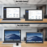 Monitor Lrtzcbi kaasaskantav monitor 11,6 tolli v&auml;ike monitor Hd 1366 x 768p Led-ekraan kahe Usb C/hdmi-ga, sisseehitatud k&otilde;lar/alus s&uuml;learvutile Pc telefonile Mac Ps4/5 Xbox