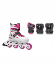 Uued Ilusad Rollerblade Jr Fury Combo 36-40 Rulluisud + Kaitsmed Leszno