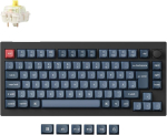 Keychron V1 Max juhtmevaba mehaaniline klaviatuur, 82 klahvi Rgb, 2.4ghz/bluetooth/usb, programmeeritav Qmk/via, kiirvahetatav Gateron Banana Switch, De-iso paigutus Mac & Windows jaoks