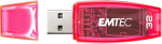 USB pulk Emtec C410 Usb-m&auml;lupulk 32gb, 3 tk. komplekt - oranž, kollane, roosa