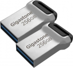 Gigastone 256gb Nano m&auml;lupulk (2 tk) Z90 Usb 3.2 Gen 1, 120mb/s &uuml;likiire, mini, metallist disain, andmete salvestus, varundus Pc/mac/tv/autole, Usb 2.0/3.0/3.1 &uuml;hilduv