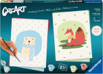 Ravensburger Creart 23655 numbrite j&auml;rgi maalimine Hello Baby komplekt alates 12. eluaastast