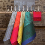 Le Jacquard Francais teer&auml;tik 100% kammitud puuvill Kiss Paris Panorama 60 x 80 60 x 80 x 0.1 cm