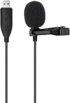 Usb mikrofon krae, 1.5m pc omnidirectional condenser lavalier mikrofon, rev&auml;&auml;rmikrofon arvutile, macile, s&uuml;learvutile, youtube'ile, skype'ile, salvestamiseks, intervjuudeks, podcast'ide jaoks, m&auml;ngimiseks (plug & play)