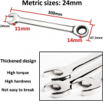 Mocnt kombineeritud mutriv&otilde;ti, silmusv&otilde;tmete komplekt, mutriv&otilde;tme silmus-p&ouml;&ouml;rdv&otilde;tme komplekt, avatud otsaga mutriv&otilde;ti, kombineeritud mutriv&otilde;tmete komplekt, p&ouml;&ouml;rdv&otilde;tmega meetriline 24 mm