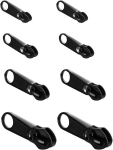 Zip Slider, eemaldatav metallist t&otilde;mblukk, asendust&otilde;mblukk, zip-t&otilde;mbluku t&otilde;mmitsa fiksaator, zip-paranduskomplekt mantlile, kohvrile, seljakotile (8 tk)