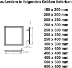 Awenta - kral13 revisiooniluuk - revisiooniuks - kaas - hooldus-, kontroll-luuk - survekinnitusega - seinale ja lakke - alumiiniumist ja kipsplaadist - veekindel - siseruumidesse 40x60cm