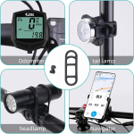 10 jalgratta silikoonist riba pakend, jalgrattalambi elastne riba, venivad kummir&otilde;ngad v&auml;ikese konksuga, jalgrattalambi kumm jalgrattalambi hoidikule, taskulambi elastne riba hoidik, jalgratta tagalambi liin