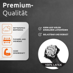 Ecence 100x kummist aasad Expander slings Telgikummid Pingutid Tentkummid Tendipinguti plastpalliga Must 81010113