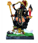 Esplanade kali mata kaali maa murti kuju skulptuur - vaik - mitmev&auml;rviline - 9.5" tolli - jumalanna kali mata kuju koju