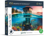 Trefl Prime - pusle Uft Wanderlust: Ocean Gateway - 500 t&uuml;kki - pakseim papp, moodne pusle veealuse maailmaga, loominguline meelelahutus t&auml;iskasvanutele ja lastele alates 10. eluaastast