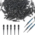 Lohill 200 musta nooleotsa pakend, plastist nooleotsad, pehmed nooleotsad, 2ba keermega versioon, plastist otsikud noolem&auml;ngudele, noolem&auml;ngu tarvikud
