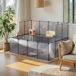 Lemmikloomapuur, 143x108x92 cm, Hall, Lemmikloomapuur, SONGMICS LPC004W01, 143x108x92 cm, Hall