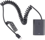 Fotga usb-c type-c dekodeeritud np-fz100 dummy aku toiteallika vedrukaabel sony a9 a9ii a7iii a7riii a7siii a7r3 a7r4 a7iv a6600 a7c a1 kaamerale