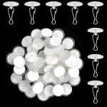 50 tk isekleepuvate laekonksude komplekt, puurimist pole vaja, 20 mm seinakonksud, puurimist pole vaja, kleepuvad konksud, laekaunistus k&ouml;&ouml;ki, vannituppa, magamistoa seinale, j&otilde;uludeks, valentinip&auml;evaks