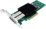Computer District - sfp+ v&otilde;rgukaart 10 gigabitti (10gb) - 2 sfp+ kiudoptilist porti - pci express x8 (pcie x8 - pci-e x8) - intel jl82599es kiibistik windows server, windows 7/8/10/11, linux
