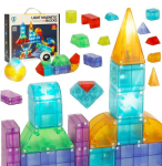 3D helendavad magnetklotsid, 64 tk
