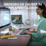 Logitech Mk950 juhtmeta klaviatuur ja hiir, vaikne tippimine, 3 seadet