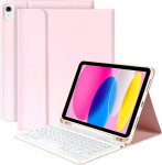 Kbcase &uuml;mbris ipad 10/11 p&otilde;lvkonna tahvelarvutitele koos klaviatuuriga, &otilde;huke klaviatuuri &uuml;mbris ipad 10. p&otilde;lvkonna/11. p&otilde;lvkonna eemaldatav bluetooth klaviatuur 10. p&otilde;lvkonna 10.9 2022/11 p&otilde;lvkonna a16 2025, qwertz paigutus